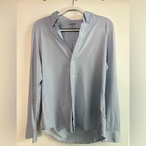 Rhone Shirt Mens Medium Commuter Blue Long Sleeve Button (Like New)